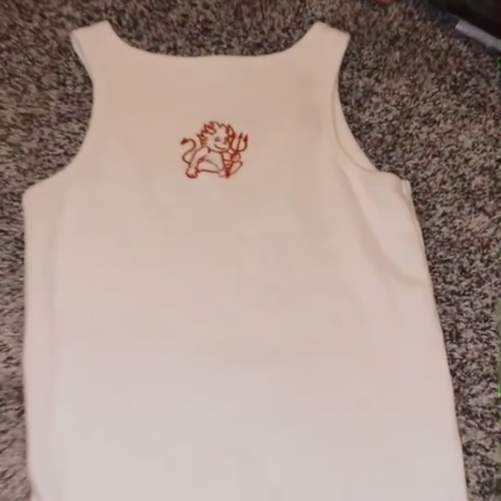 devil tank top